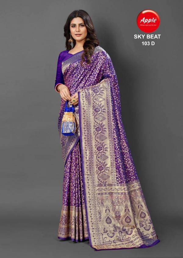 Apple Sky Beat 103 Festival Wear Silk Saree Collction